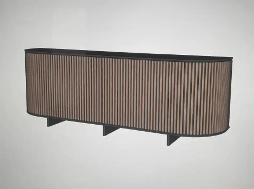 Slatted sideboards (2)