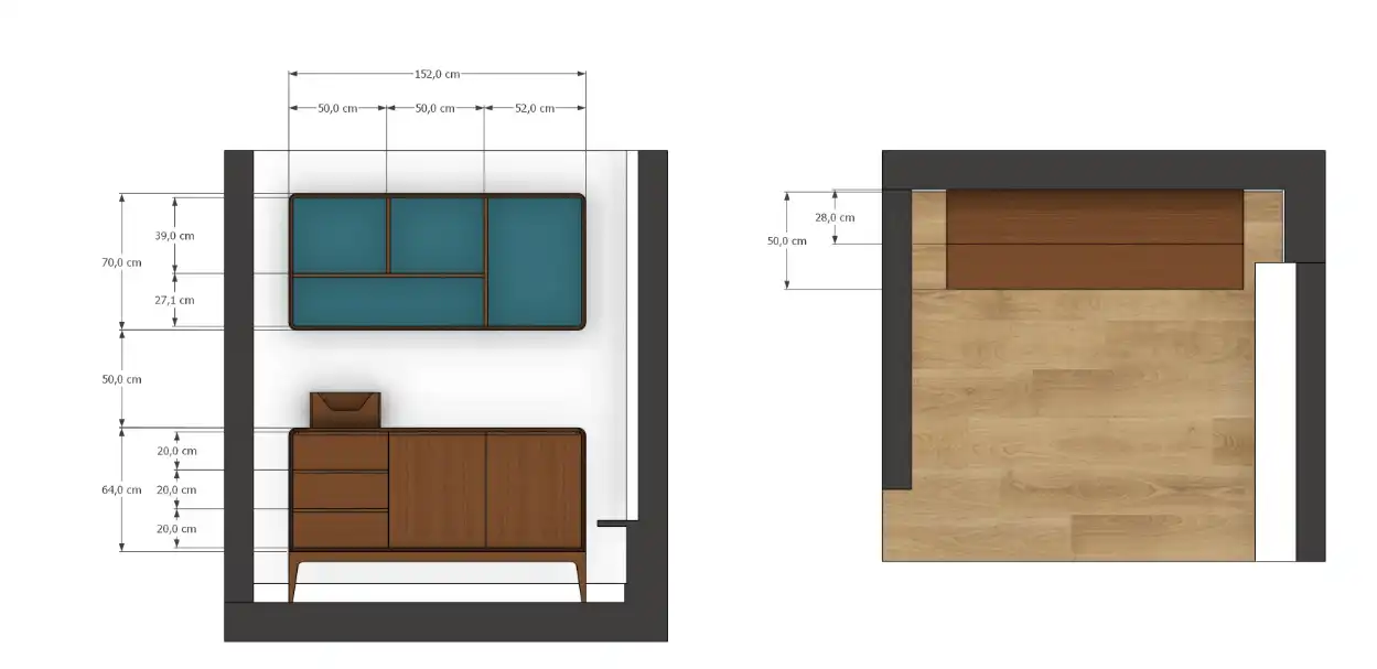 Sideboard with bookcase (6)